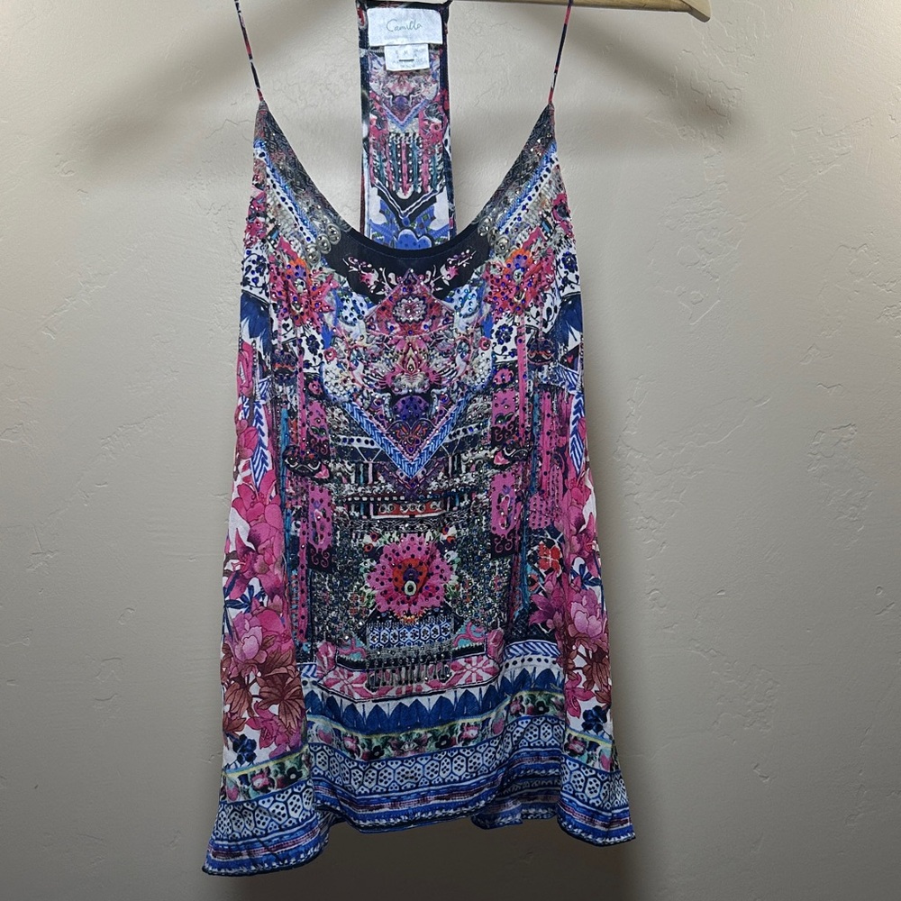 Camilla Multicolor Floral Camisole Top